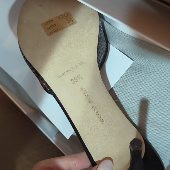 Manolo Blahnik Mules 39.5 - Picture 3 of 4